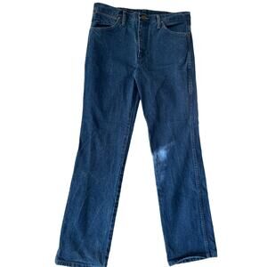Wrangler 936 PWD Jeans Mens 36x32 Fit 34x32 Straight Boot Blue Denim Pants USA